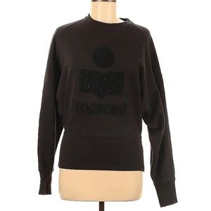 Isabel Marant Etoile Logo Sweatshirt, Size 38